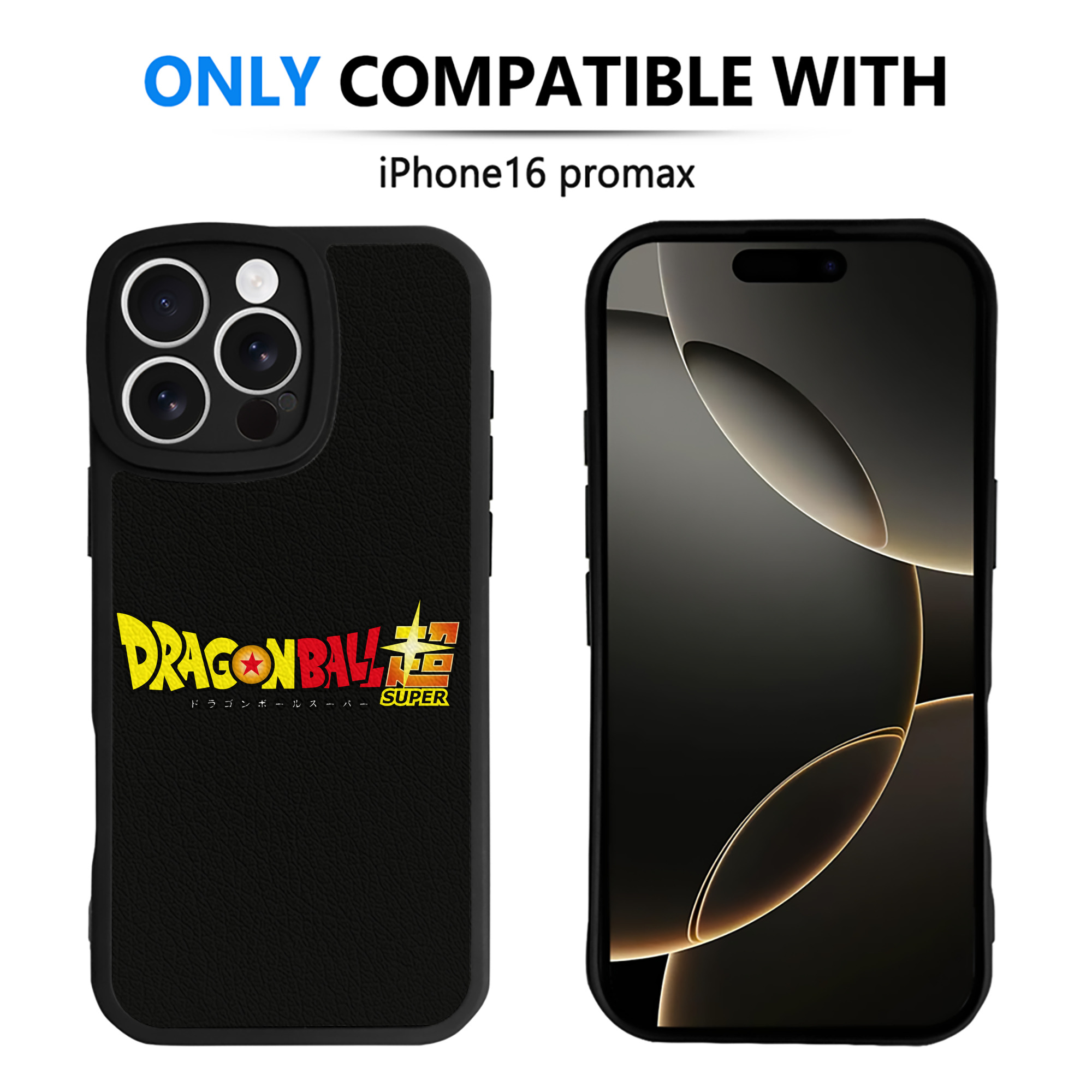 （画像用） ドラゴンボール DRAGON BALL 【iPhone 16シリーズ対応】シリコンスマホケース（レザー調） 材質：シリコン